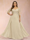 Sheath/Column V-Neck Half Sleeves Plus Size Mother of the Bride Dresses with Applique