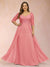 Sheath/Column V-Neck Half Sleeves Plus Size Mother of the Bride Dresses with Applique