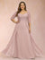 Sheath/Column V-Neck Half Sleeves Plus Size Mother of the Bride Dresses with Applique