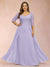 Sheath/Column V-Neck Half Sleeves Plus Size Mother of the Bride Dresses with Applique