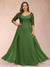 Sheath/Column V-Neck Half Sleeves Plus Size Mother of the Bride Dresses with Applique