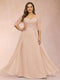Sheath/Column V-Neck Half Sleeves Plus Size Mother of the Bride Dresses with Applique