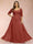 Sheath/Column V-Neck Half Sleeves Plus Size Mother of the Bride Dresses with Applique