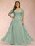 Sheath/Column V-Neck Half Sleeves Plus Size Mother of the Bride Dresses with Applique