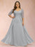 Sheath/Column V-Neck Half Sleeves Plus Size Mother of the Bride Dresses with Applique