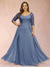 Sheath/Column V-Neck Half Sleeves Plus Size Mother of the Bride Dresses with Applique
