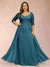 Sheath/Column V-Neck Half Sleeves Plus Size Mother of the Bride Dresses with Applique