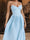 A-Line/Princess Strapless Sleeveless Evening Dresses with Ruched
