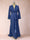 Trumpet/Mermaid V-Neck Long Sleeves Mother of the Bride Dresses with Ruffles