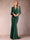 Trumpet/Mermaid V-Neck Long Sleeves Mother of the Bride Dresses with Ruffles