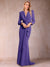 Trumpet/Mermaid V-Neck Long Sleeves Mother of the Bride Dresses with Ruffles