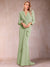Trumpet/Mermaid V-Neck Long Sleeves Mother of the Bride Dresses with Ruffles