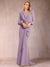 Trumpet/Mermaid V-Neck Long Sleeves Mother of the Bride Dresses with Ruffles