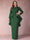 Sheath/Column Scoop Long Sleeves Plus Size Mother of Bride Dresses with Applique