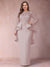 Sheath/Column Scoop Long Sleeves Plus Size Mother of Bride Dresses with Applique