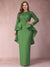 Sheath/Column Scoop Long Sleeves Plus Size Mother of Bride Dresses with Applique