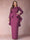 Sheath/Column Scoop Long Sleeves Plus Size Mother of Bride Dresses with Applique