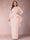 Sheath/Column Scoop Long Sleeves Plus Size Mother of Bride Dresses with Applique
