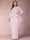Sheath/Column Scoop Long Sleeves Plus Size Mother of Bride Dresses with Applique