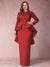 Sheath/Column Scoop Long Sleeves Plus Size Mother of Bride Dresses with Applique