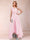 A-Line/Princess V-Neck 3/4 Sleeves 2 Pieces Pantsuits with Bow Knot