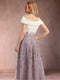 A-Line/Princess Scoop Short Sleeves Mother of the Bride Dresses with Applique