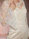 Sheath/Column Scoop Long Sleeves Mother of the Bride Dresses with Applique