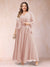 A-Line/Princess V-Neck 3/4 Sleeves 2 Pieces Plus Size Mother of the Bride Dresses with Applique