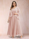 A-Line/Princess V-Neck 3/4 Sleeves 2 Pieces Plus Size Mother of the Bride Dresses with Applique