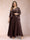 A-Line/Princess V-Neck 3/4 Sleeves 2 Pieces Plus Size Mother of the Bride Dresses with Applique