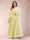 A-Line/Princess V-Neck 3/4 Sleeves 2 Pieces Plus Size Mother of the Bride Dresses with Applique