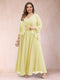 A-Line/Princess V-Neck 3/4 Sleeves 2 Pieces Plus Size Mother of the Bride Dresses with Applique