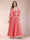 A-Line/Princess V-Neck 3/4 Sleeves 2 Pieces Plus Size Mother of the Bride Dresses with Applique
