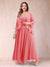 A-Line/Princess V-Neck 3/4 Sleeves 2 Pieces Plus Size Mother of the Bride Dresses with Applique