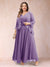 A-Line/Princess V-Neck 3/4 Sleeves 2 Pieces Plus Size Mother of the Bride Dresses with Applique