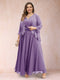 A-Line/Princess V-Neck 3/4 Sleeves 2 Pieces Plus Size Mother of the Bride Dresses with Applique