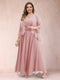 A-Line/Princess V-Neck 3/4 Sleeves 2 Pieces Plus Size Mother of the Bride Dresses with Applique