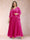 A-Line/Princess V-Neck 3/4 Sleeves 2 Pieces Plus Size Mother of the Bride Dresses with Applique