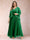 A-Line/Princess V-Neck 3/4 Sleeves 2 Pieces Plus Size Mother of the Bride Dresses with Applique
