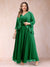 A-Line/Princess V-Neck 3/4 Sleeves 2 Pieces Plus Size Mother of the Bride Dresses with Applique