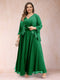 A-Line/Princess V-Neck 3/4 Sleeves 2 Pieces Plus Size Mother of the Bride Dresses with Applique