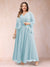 A-Line/Princess V-Neck 3/4 Sleeves 2 Pieces Plus Size Mother of the Bride Dresses with Applique