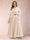 A-Line/Princess V-Neck 3/4 Sleeves 2 Pieces Plus Size Mother of the Bride Dresses with Applique