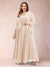 A-Line/Princess V-Neck 3/4 Sleeves 2 Pieces Plus Size Mother of the Bride Dresses with Applique