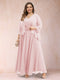 A-Line/Princess V-Neck 3/4 Sleeves 2 Pieces Plus Size Mother of the Bride Dresses with Applique