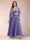A-Line/Princess V-Neck 3/4 Sleeves 2 Pieces Plus Size Mother of the Bride Dresses with Applique