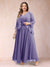 A-Line/Princess V-Neck 3/4 Sleeves 2 Pieces Plus Size Mother of the Bride Dresses with Applique