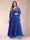 A-Line/Princess V-Neck 3/4 Sleeves 2 Pieces Plus Size Mother of the Bride Dresses with Applique