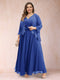 A-Line/Princess V-Neck 3/4 Sleeves 2 Pieces Plus Size Mother of the Bride Dresses with Applique