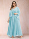 A-Line/Princess V-Neck 3/4 Sleeves 2 Pieces Plus Size Mother of the Bride Dresses with Applique